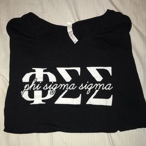Phi Sigma Sigma Black Long Sleeve